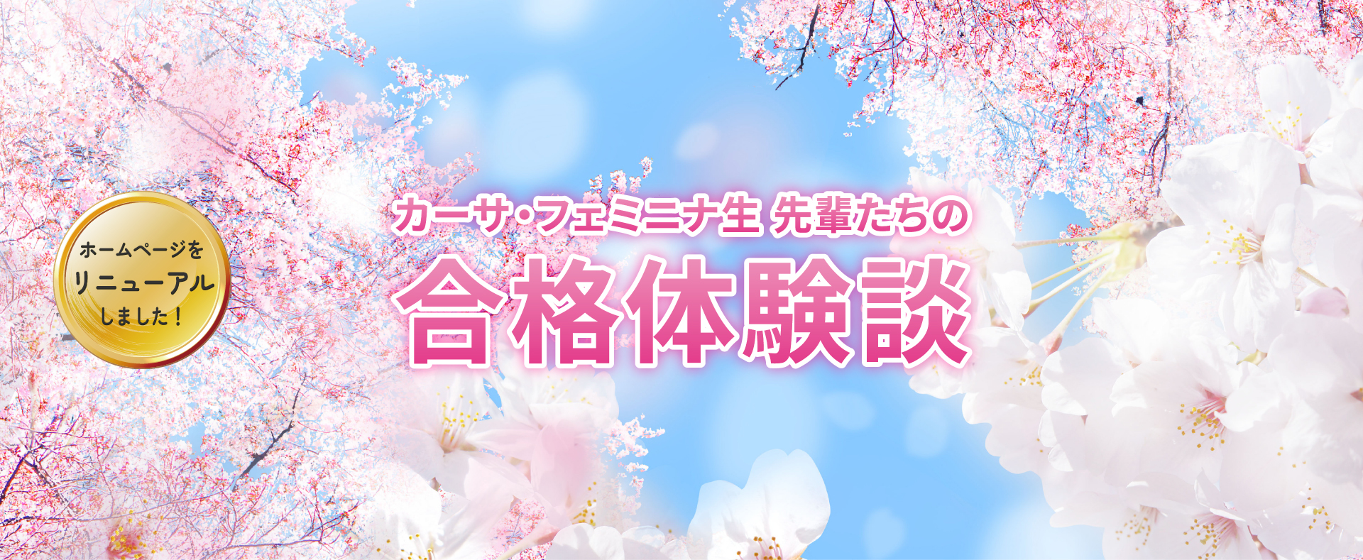 カーサ・フェミニナ生 先輩たちの合格体験談